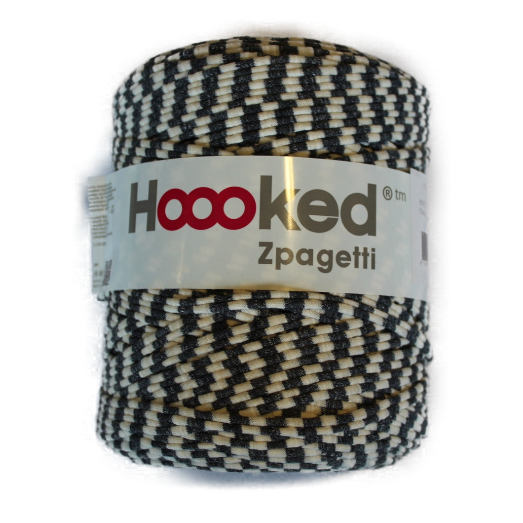 Hoooked zpagetti - Grå/creme